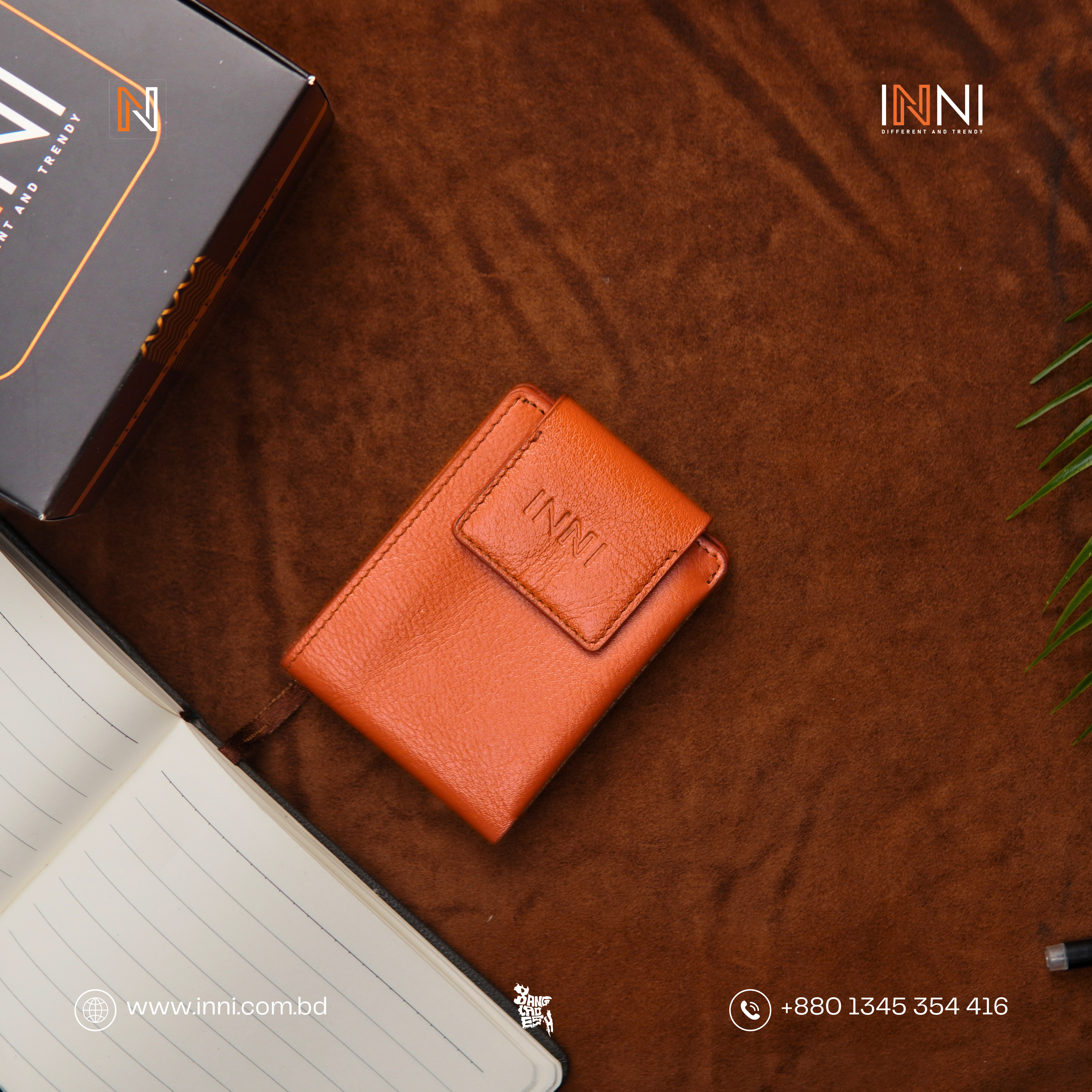 Mini front poacket wallet (Black) variant