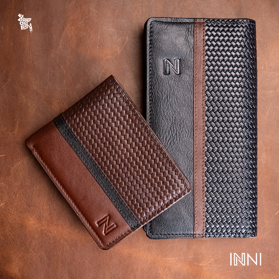 Combo Offer - ( 1 Bi fold pati textured wallet + 1 Long Pati textured wallet) variant
