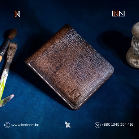 INNI-Bi Fold Wallet (Soft Milling Leathe)