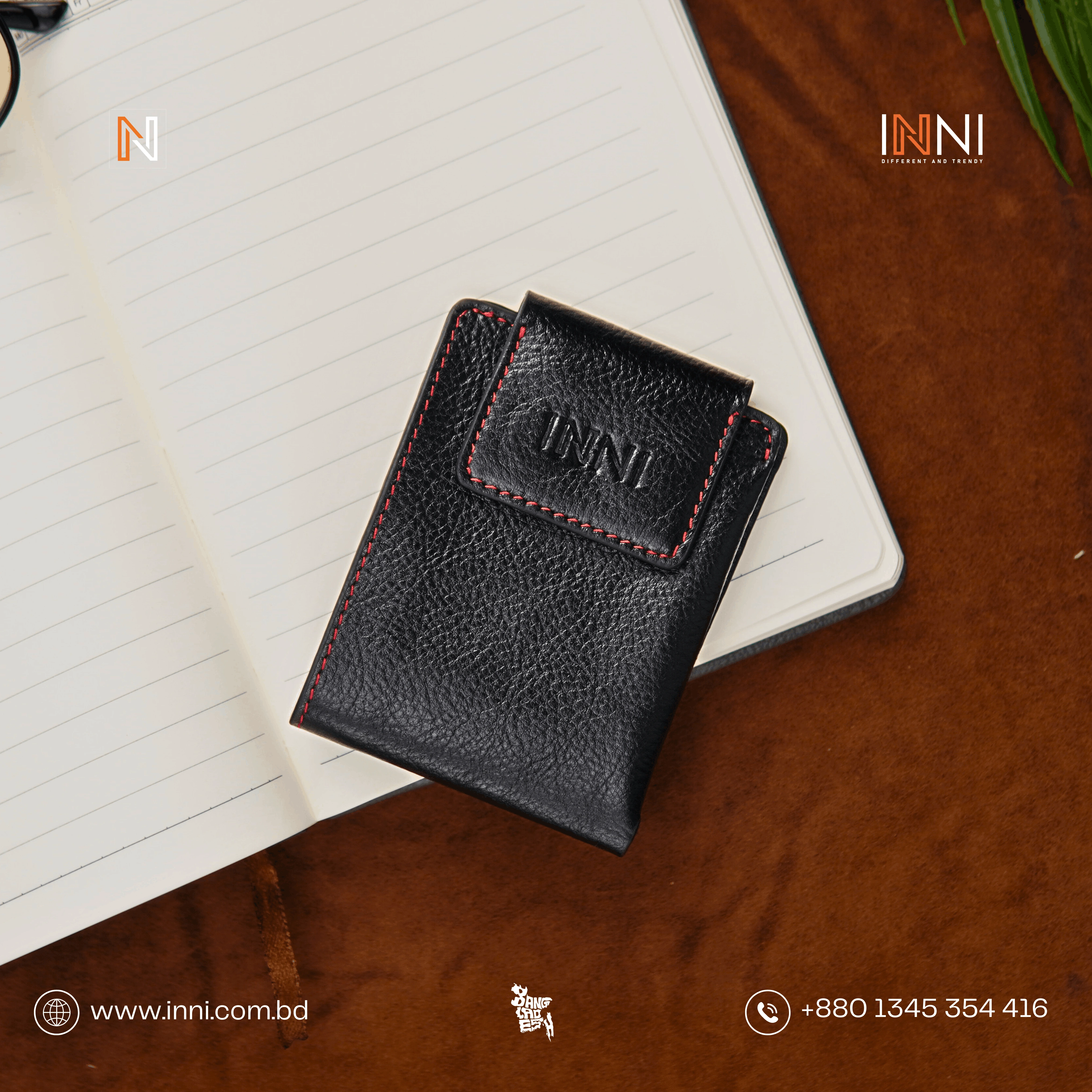 Mini front poacket wallet (Black) variant